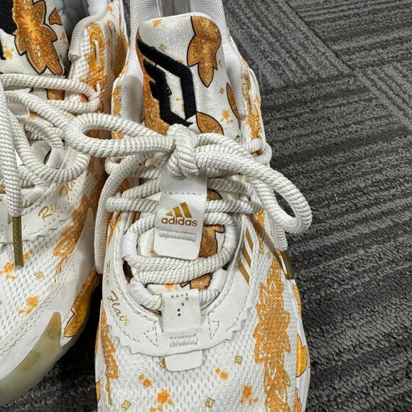 adidas Men's Ric Flair x Dame 7 Gca 'White and gold. - Picture 6 of 10